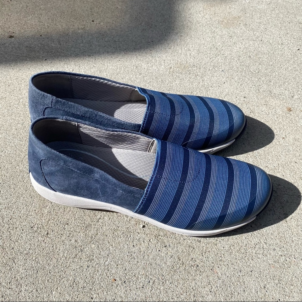 Dansko Blue Suede Slip On Sneaker